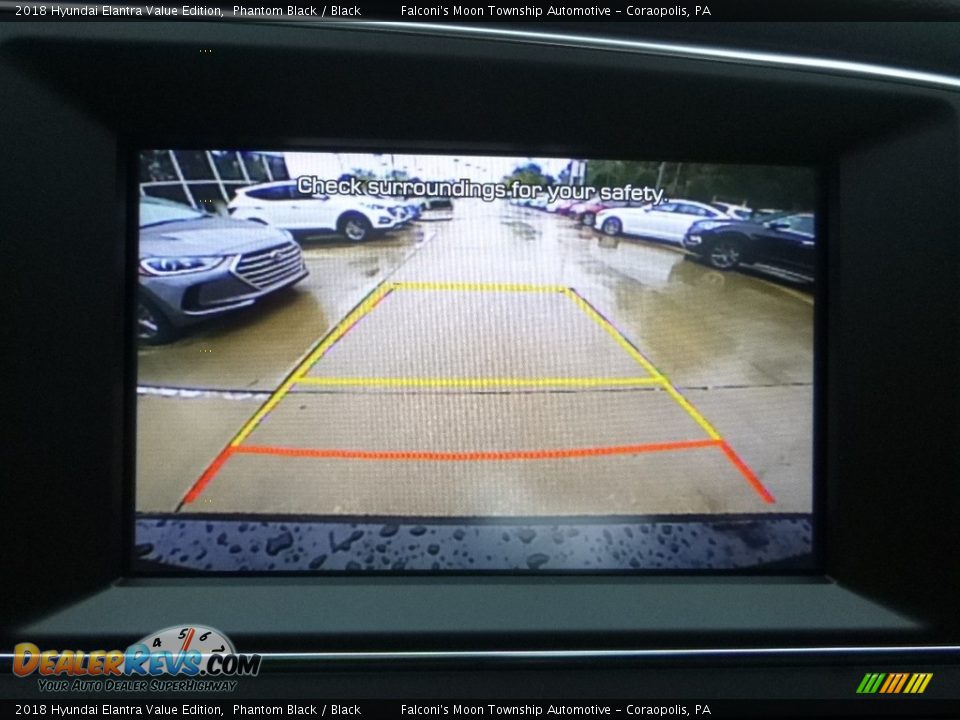 2018 Hyundai Elantra Value Edition Phantom Black / Black Photo #15