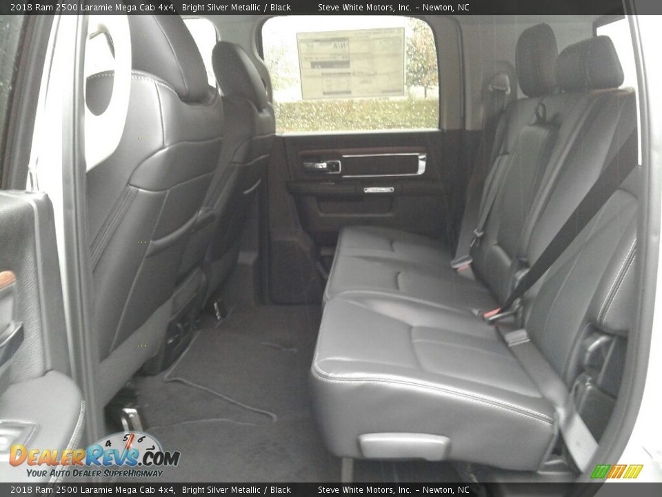 Rear Seat of 2018 Ram 2500 Laramie Mega Cab 4x4 Photo #10