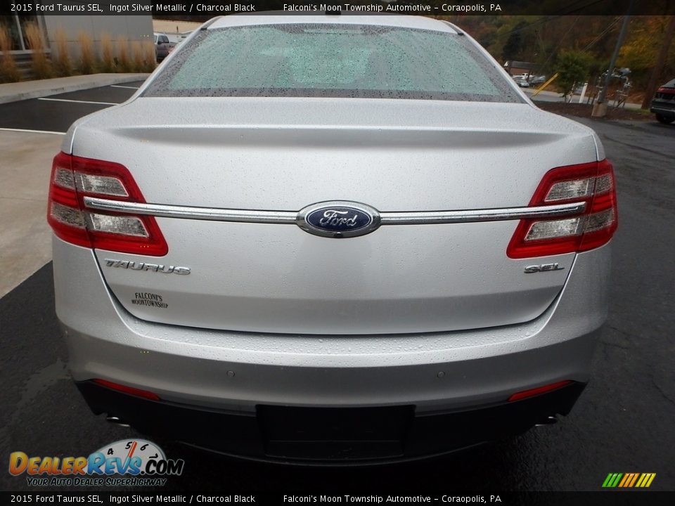 2015 Ford Taurus SEL Ingot Silver Metallic / Charcoal Black Photo #3