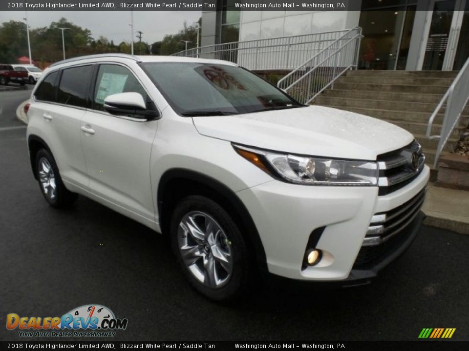 Front 3/4 View of 2018 Toyota Highlander Limited AWD Photo #1