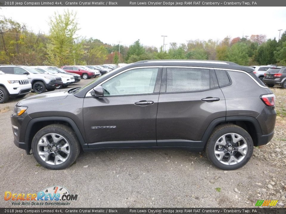 2018 Jeep Compass Limited 4x4 Granite Crystal Metallic / Black Photo #2