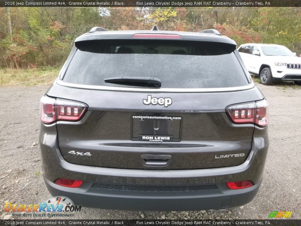 2018 Jeep Compass Limited 4x4 Granite Crystal Metallic / Black Photo #4