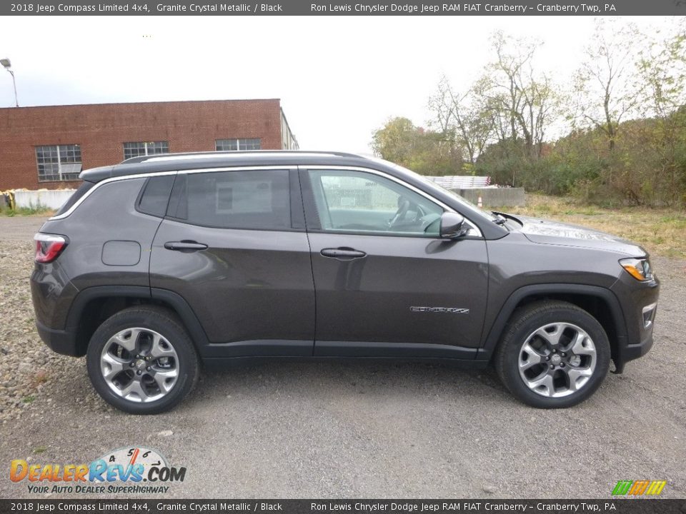 2018 Jeep Compass Limited 4x4 Granite Crystal Metallic / Black Photo #6