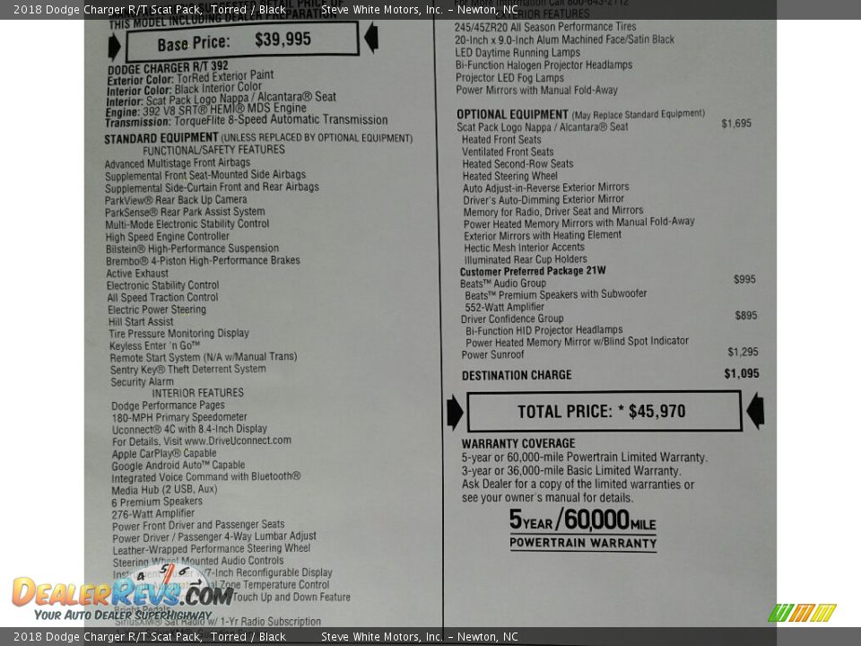 2018 Dodge Charger R/T Scat Pack Torred / Black Photo #34