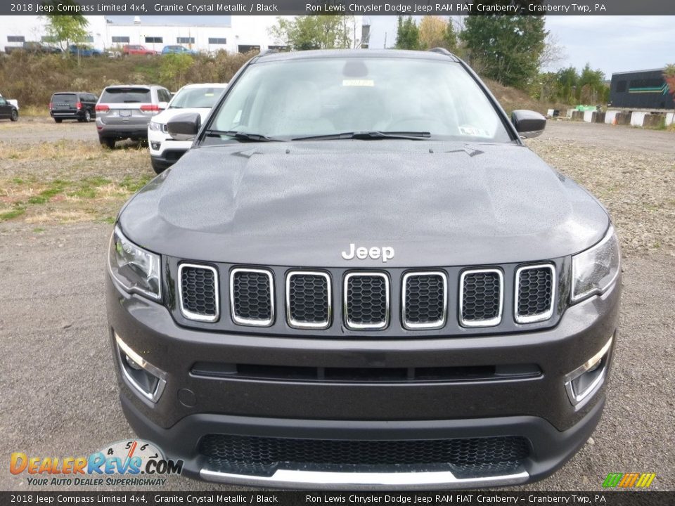 2018 Jeep Compass Limited 4x4 Granite Crystal Metallic / Black Photo #8