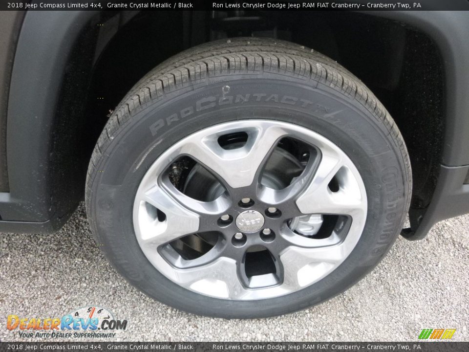 2018 Jeep Compass Limited 4x4 Granite Crystal Metallic / Black Photo #9