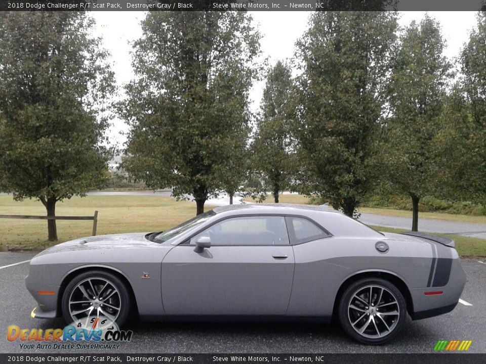 2018 Dodge Challenger R/T Scat Pack Destroyer Gray / Black Photo #1