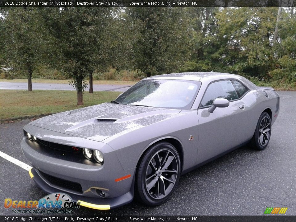 2018 Dodge Challenger R/T Scat Pack Destroyer Gray / Black Photo #2
