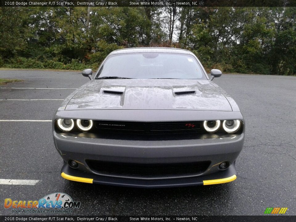 2018 Dodge Challenger R/T Scat Pack Destroyer Gray / Black Photo #3
