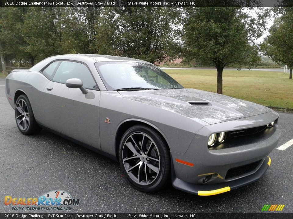 2018 Dodge Challenger R/T Scat Pack Destroyer Gray / Black Photo #4