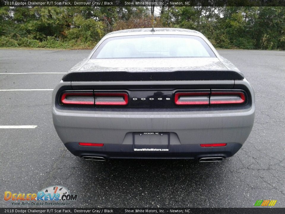 2018 Dodge Challenger R/T Scat Pack Destroyer Gray / Black Photo #7