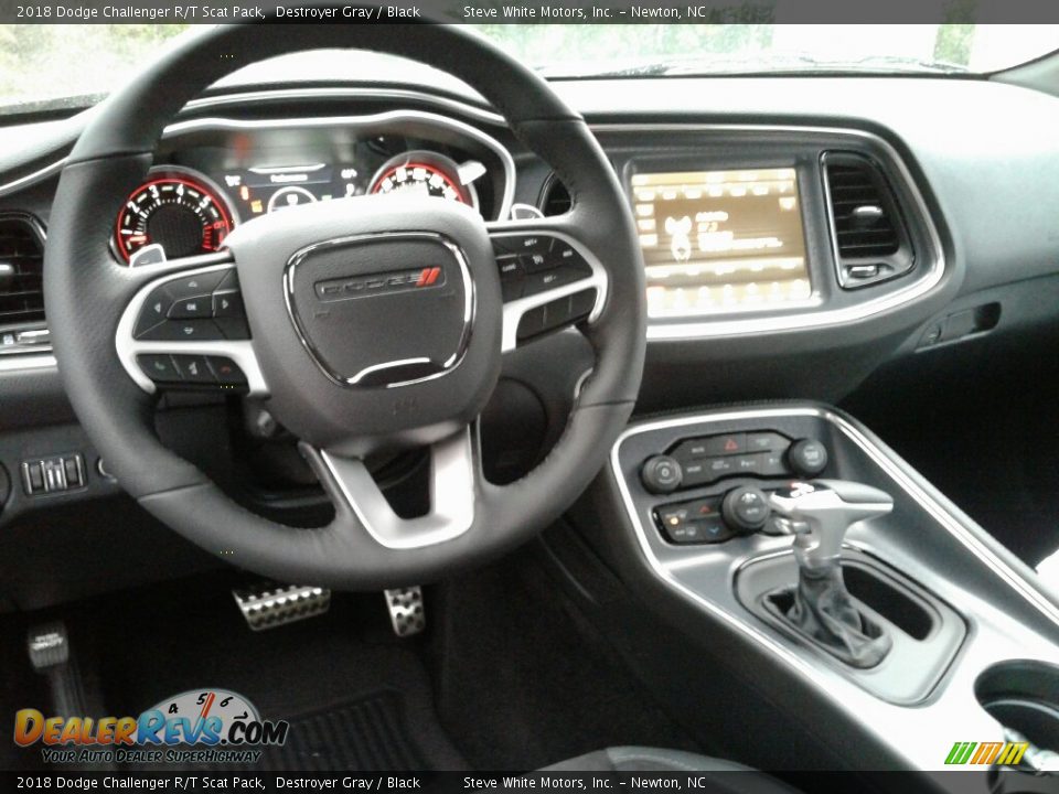 2018 Dodge Challenger R/T Scat Pack Destroyer Gray / Black Photo #15