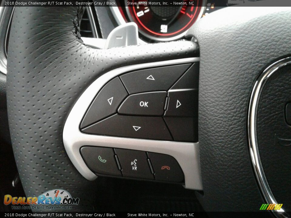 2018 Dodge Challenger R/T Scat Pack Destroyer Gray / Black Photo #17