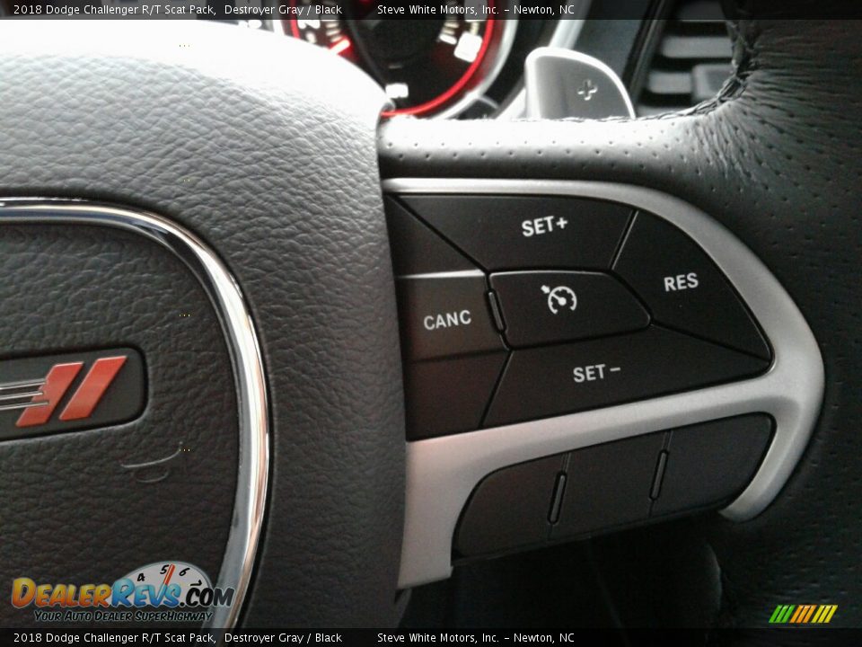 2018 Dodge Challenger R/T Scat Pack Destroyer Gray / Black Photo #18