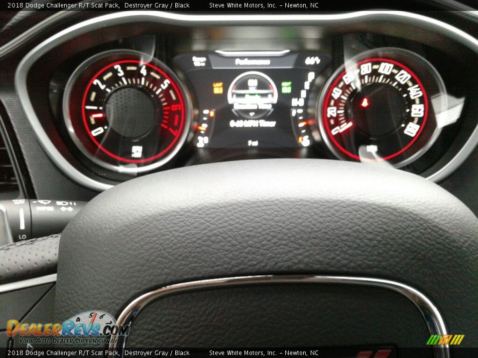 2018 Dodge Challenger R/T Scat Pack Destroyer Gray / Black Photo #19