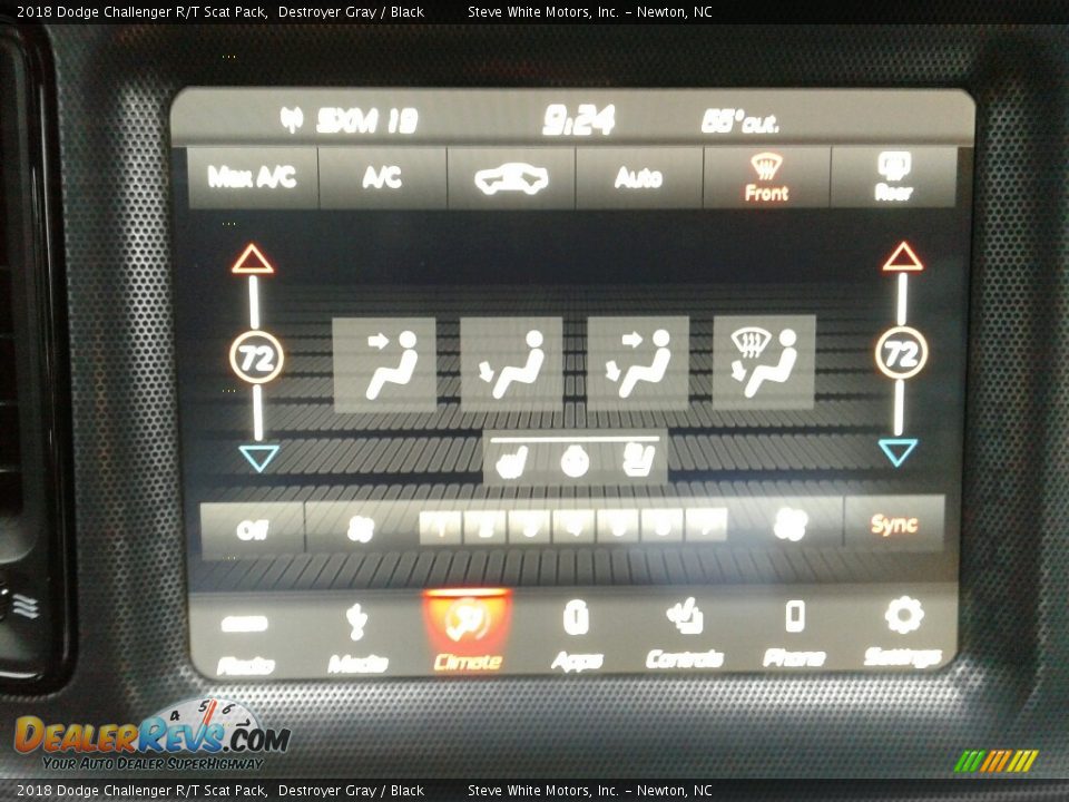 2018 Dodge Challenger R/T Scat Pack Destroyer Gray / Black Photo #23