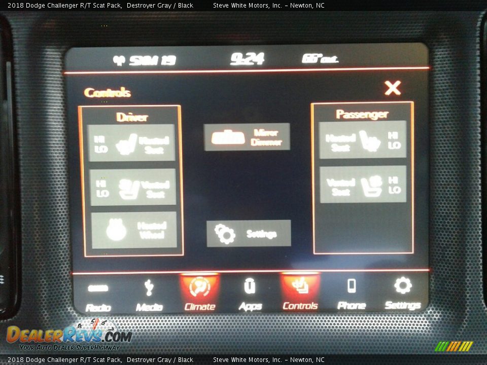 2018 Dodge Challenger R/T Scat Pack Destroyer Gray / Black Photo #24