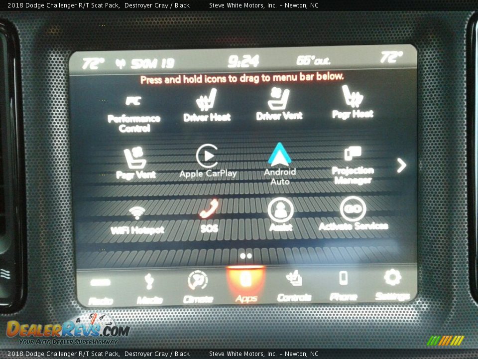 2018 Dodge Challenger R/T Scat Pack Destroyer Gray / Black Photo #25