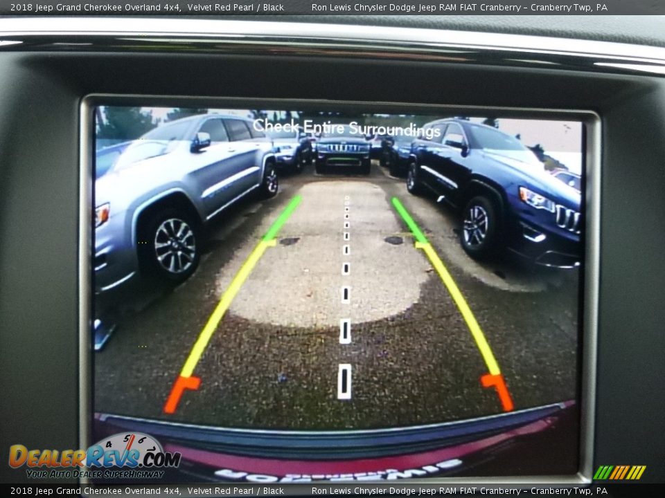 2018 Jeep Grand Cherokee Overland 4x4 Velvet Red Pearl / Black Photo #19