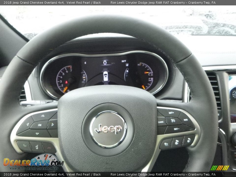 2018 Jeep Grand Cherokee Overland 4x4 Velvet Red Pearl / Black Photo #20