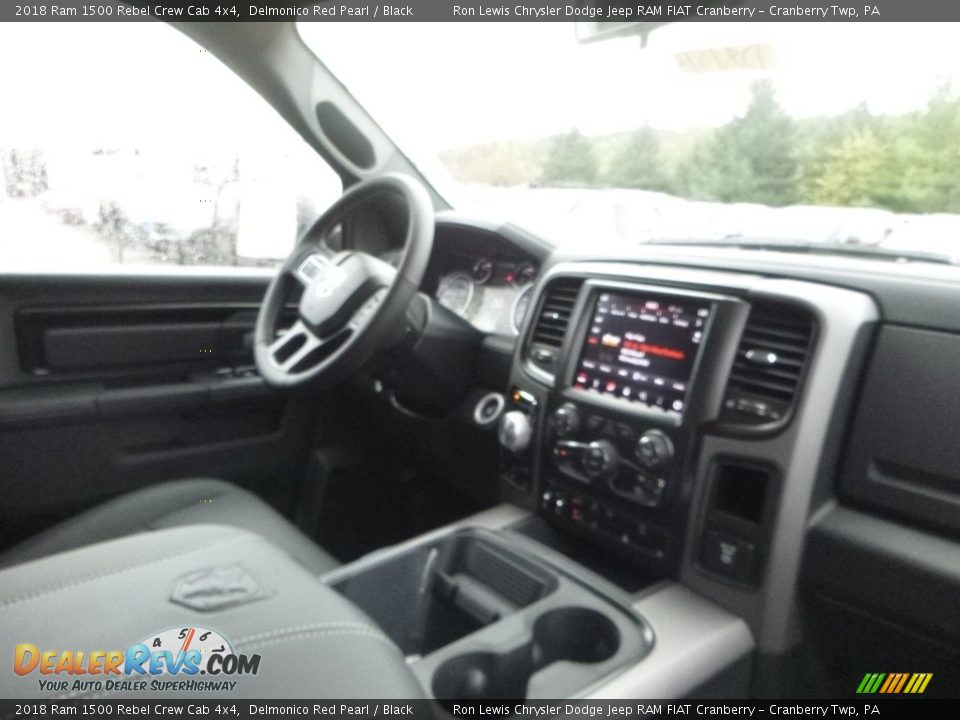 2018 Ram 1500 Rebel Crew Cab 4x4 Delmonico Red Pearl / Black Photo #11