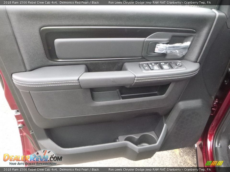 2018 Ram 1500 Rebel Crew Cab 4x4 Delmonico Red Pearl / Black Photo #14