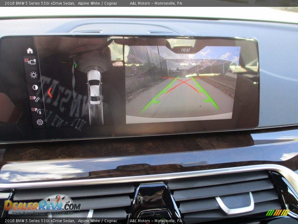 2018 BMW 5 Series 530i xDrive Sedan Alpine White / Cognac Photo #16