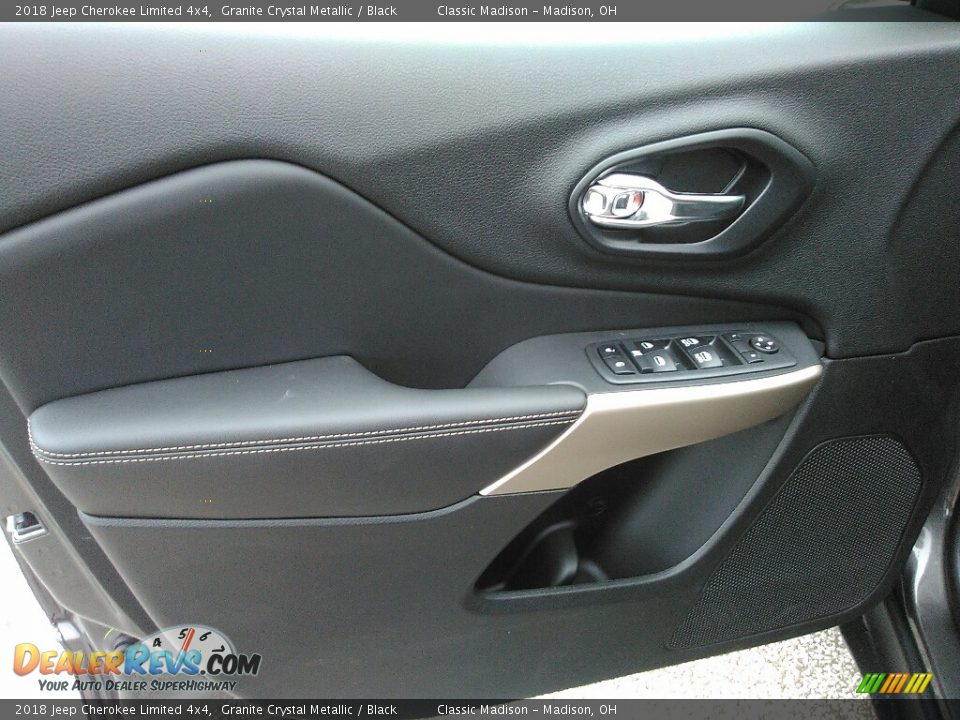 2018 Jeep Cherokee Limited 4x4 Granite Crystal Metallic / Black Photo #3