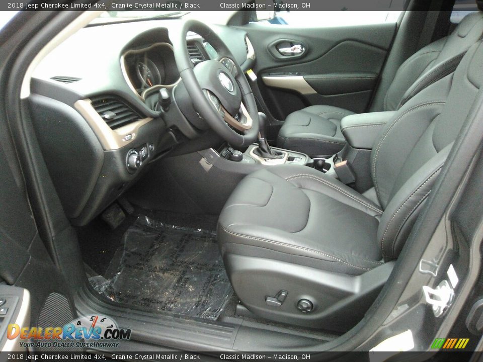 2018 Jeep Cherokee Limited 4x4 Granite Crystal Metallic / Black Photo #4