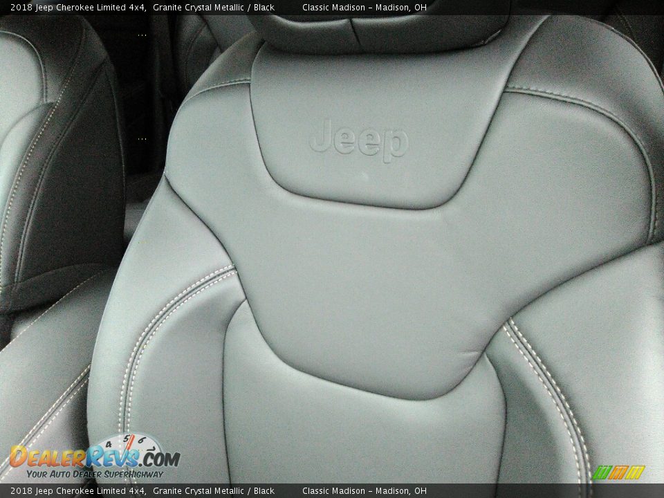 2018 Jeep Cherokee Limited 4x4 Granite Crystal Metallic / Black Photo #5