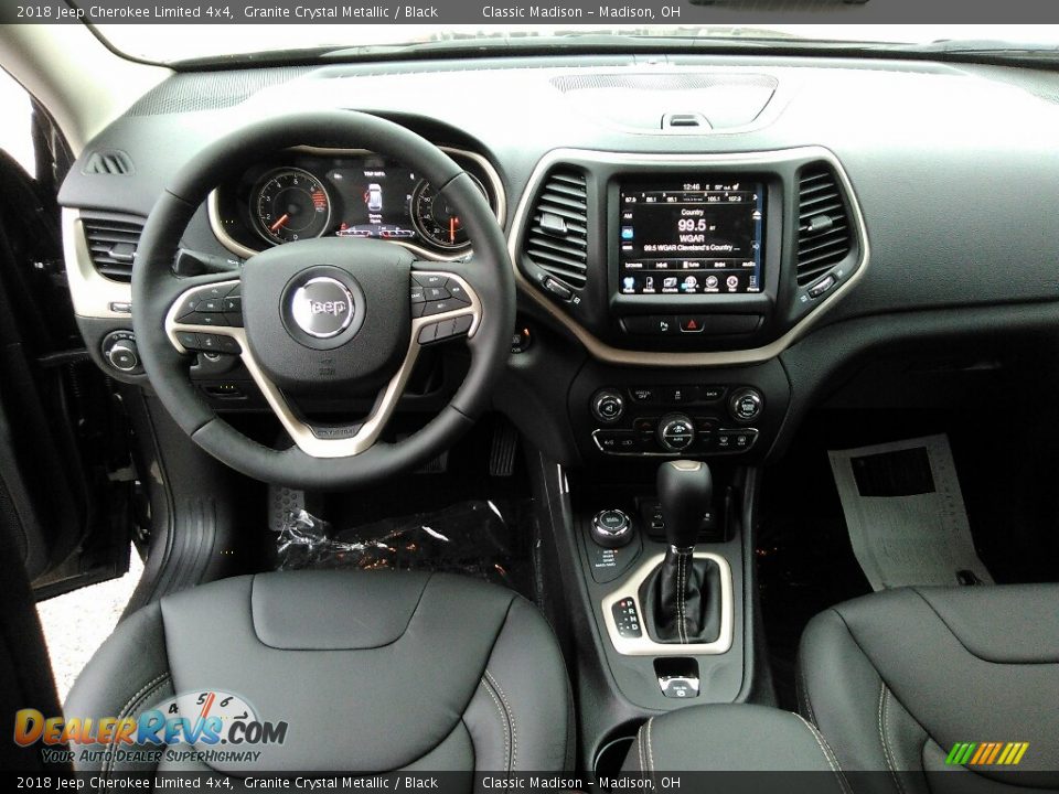 2018 Jeep Cherokee Limited 4x4 Granite Crystal Metallic / Black Photo #6