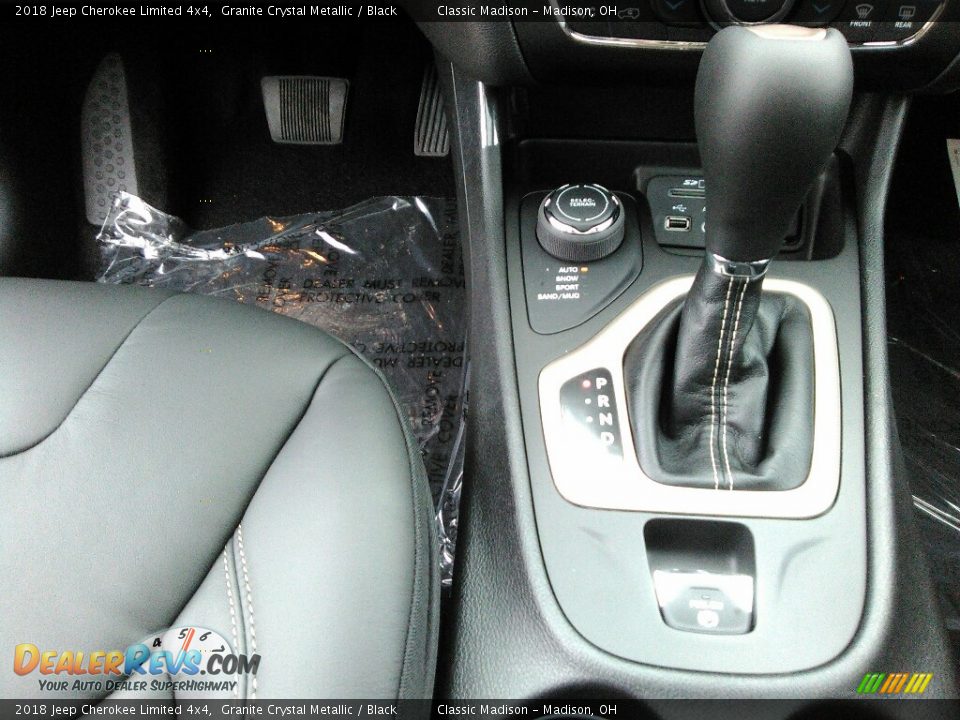 2018 Jeep Cherokee Limited 4x4 Granite Crystal Metallic / Black Photo #7