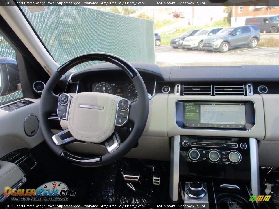 2017 Land Rover Range Rover Supercharged Waitomo Grey Metallic / Ebony/Ivory Photo #13