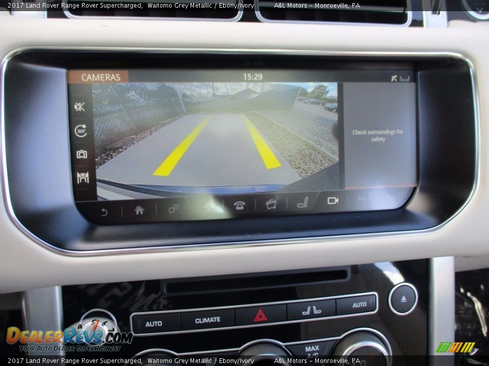 2017 Land Rover Range Rover Supercharged Waitomo Grey Metallic / Ebony/Ivory Photo #17