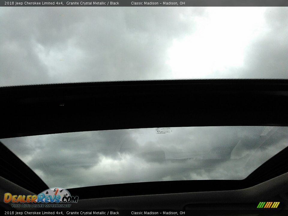 2018 Jeep Cherokee Limited 4x4 Granite Crystal Metallic / Black Photo #12