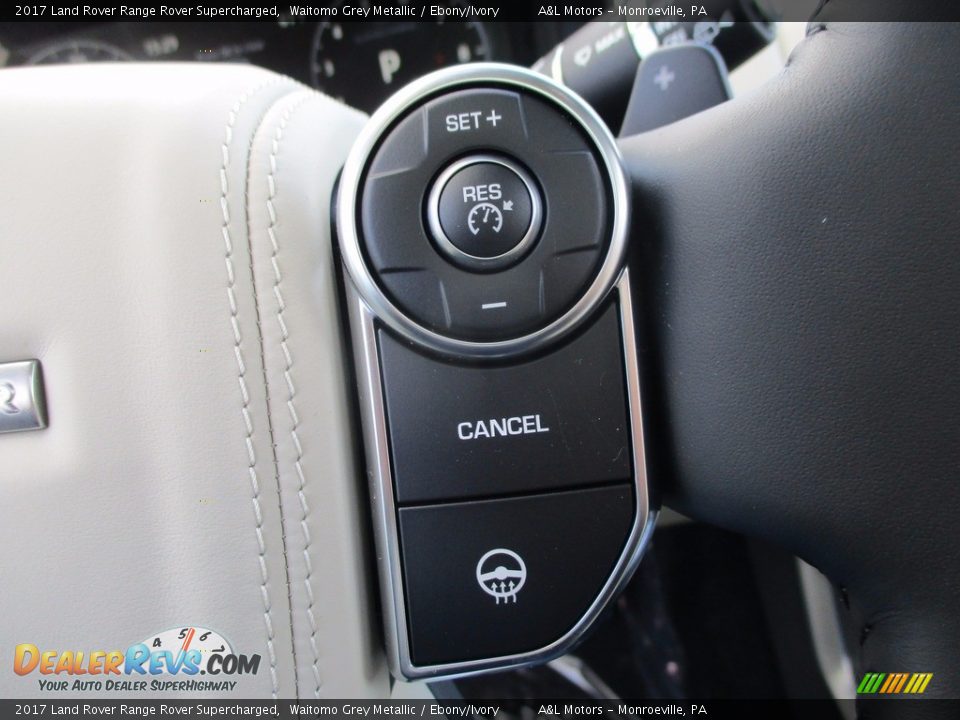 2017 Land Rover Range Rover Supercharged Waitomo Grey Metallic / Ebony/Ivory Photo #18