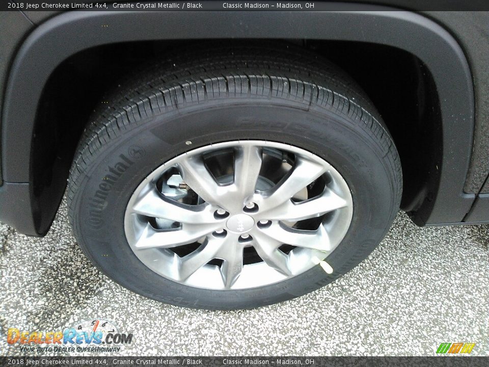 2018 Jeep Cherokee Limited 4x4 Granite Crystal Metallic / Black Photo #13