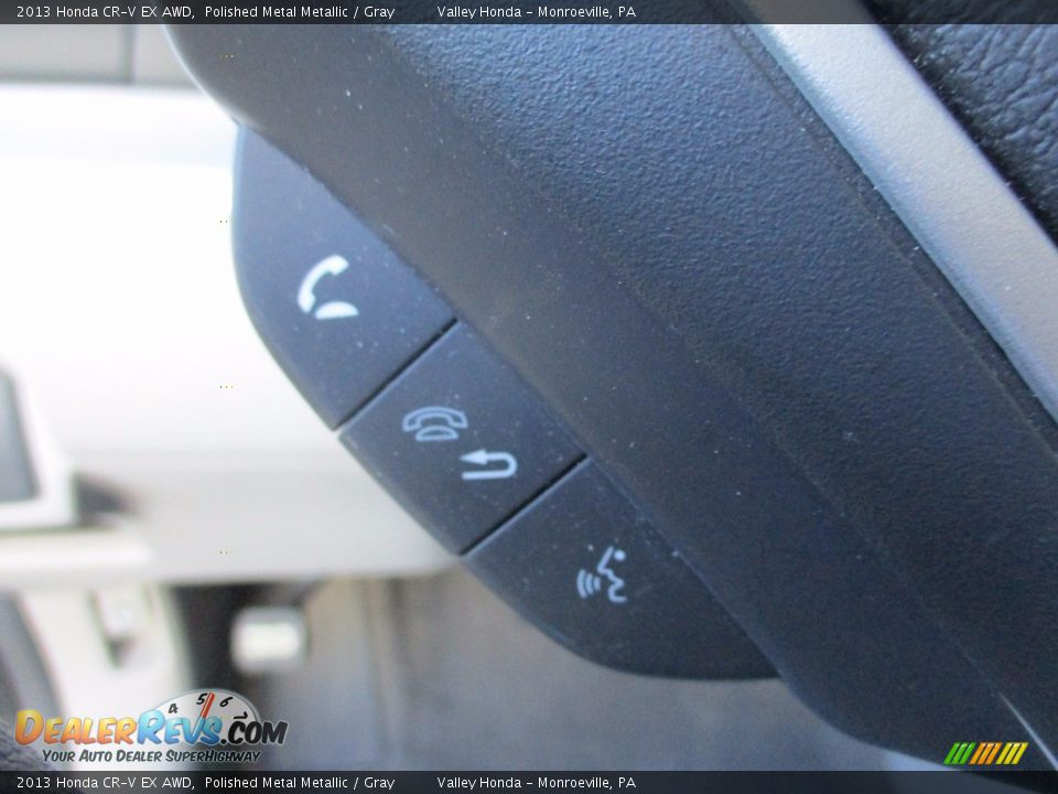 2013 Honda CR-V EX AWD Polished Metal Metallic / Gray Photo #19
