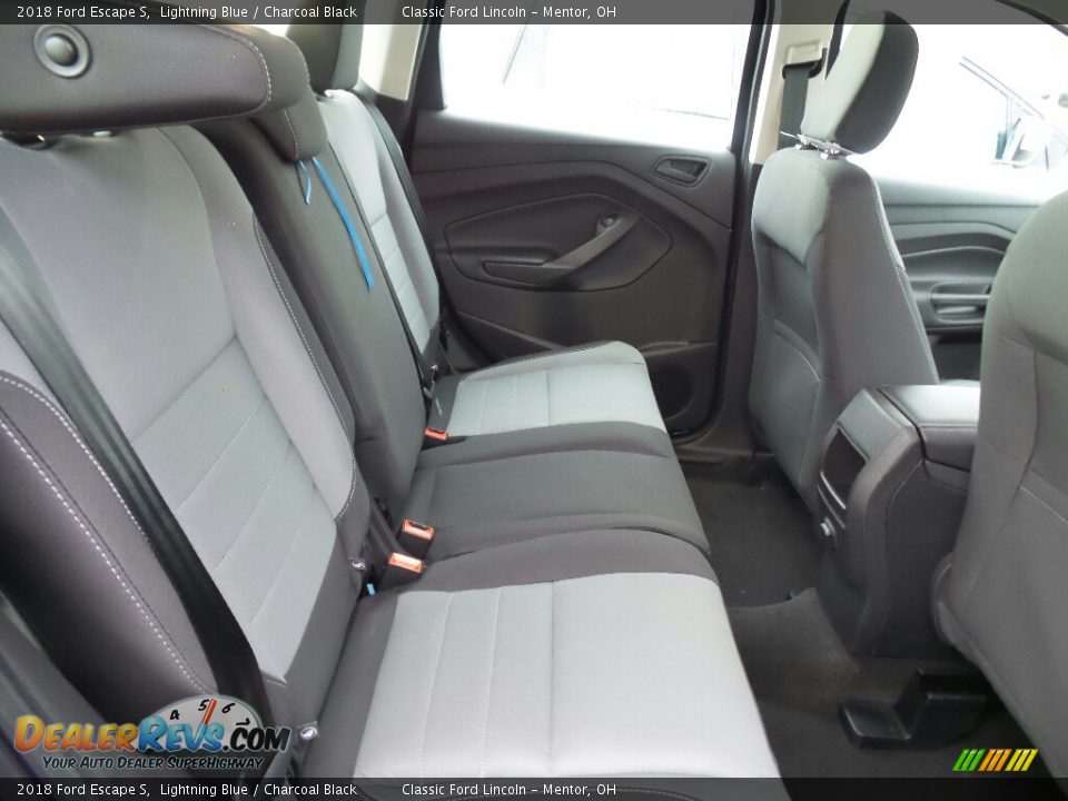 2018 Ford Escape S Lightning Blue / Charcoal Black Photo #5
