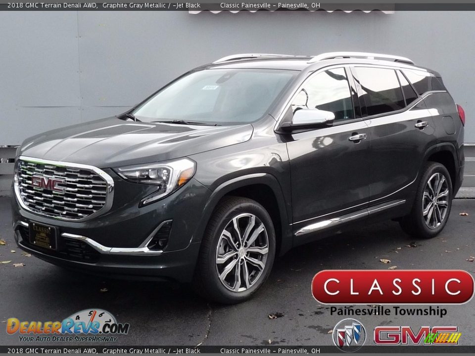 2018 GMC Terrain Denali AWD Graphite Gray Metallic / ­Jet Black Photo #1