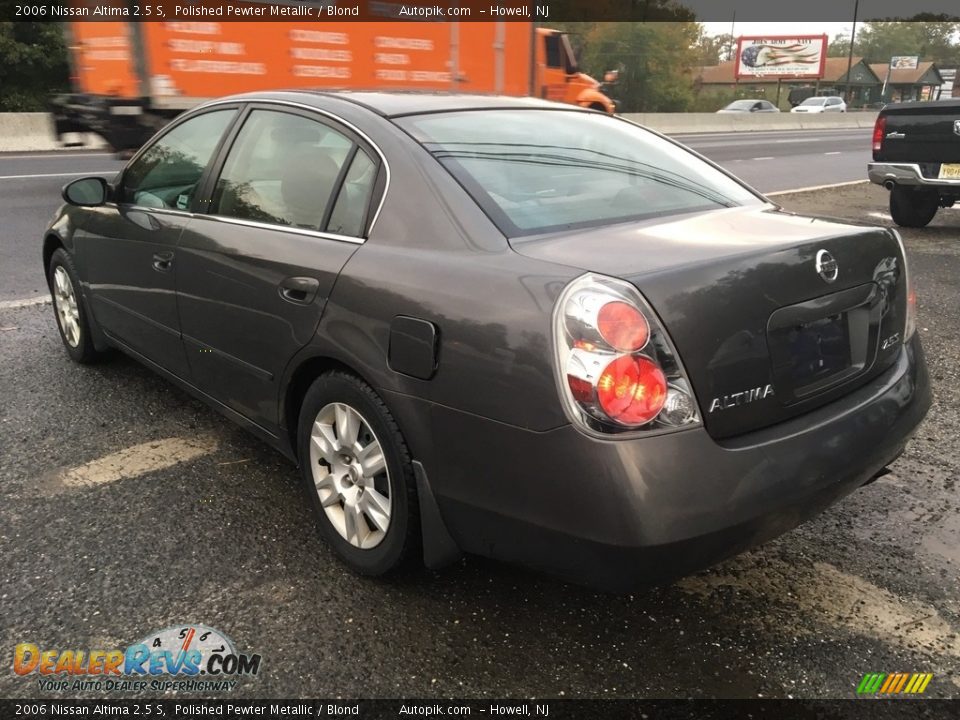 2006 Nissan Altima 2.5 S Polished Pewter Metallic / Blond Photo #3