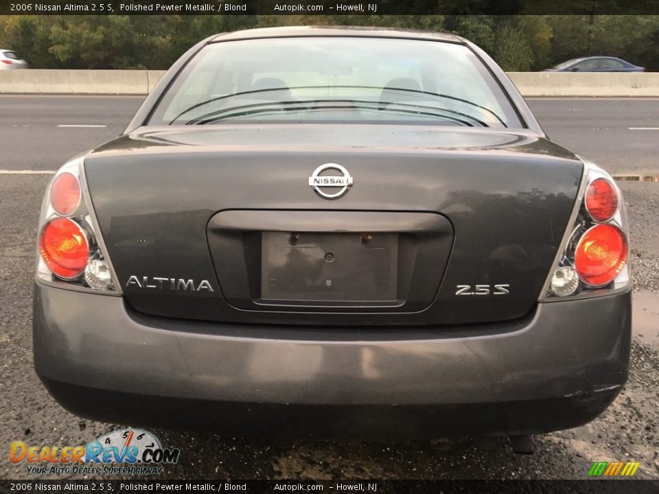 2006 Nissan Altima 2.5 S Polished Pewter Metallic / Blond Photo #4