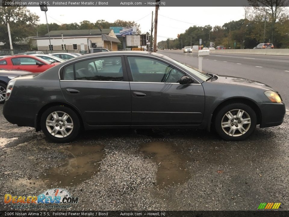 2006 Nissan Altima 2.5 S Polished Pewter Metallic / Blond Photo #6