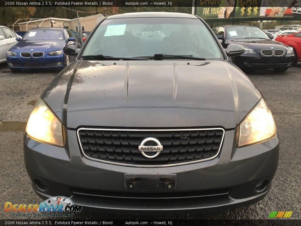 2006 Nissan Altima 2.5 S Polished Pewter Metallic / Blond Photo #8