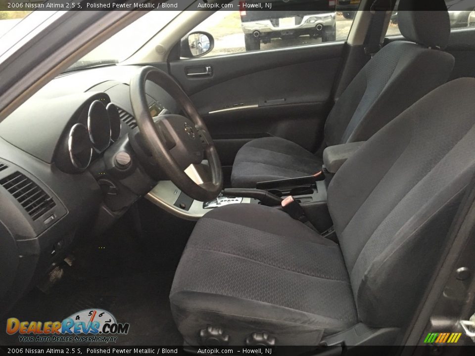 2006 Nissan Altima 2.5 S Polished Pewter Metallic / Blond Photo #9