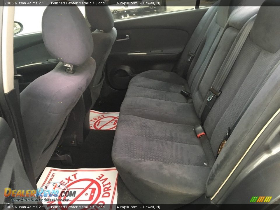 2006 Nissan Altima 2.5 S Polished Pewter Metallic / Blond Photo #10