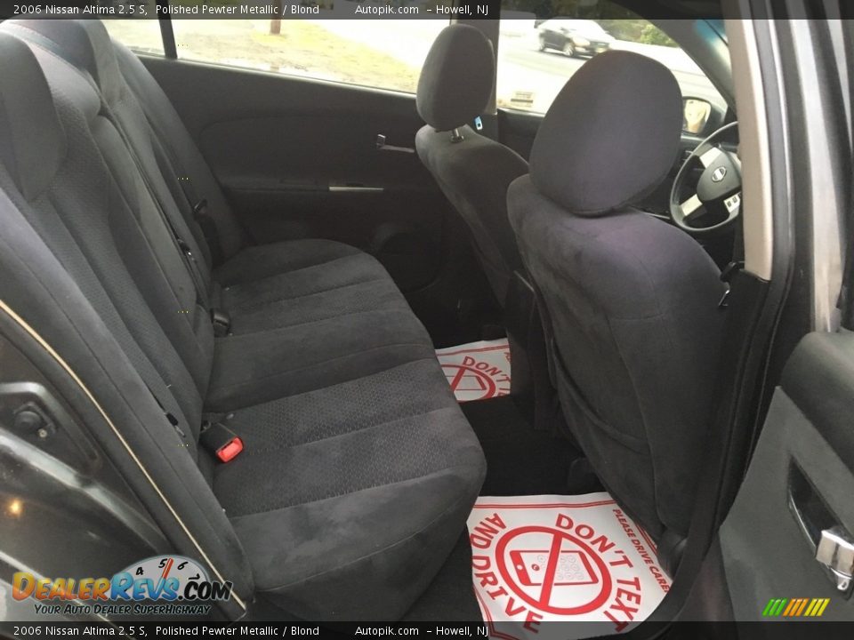 2006 Nissan Altima 2.5 S Polished Pewter Metallic / Blond Photo #11