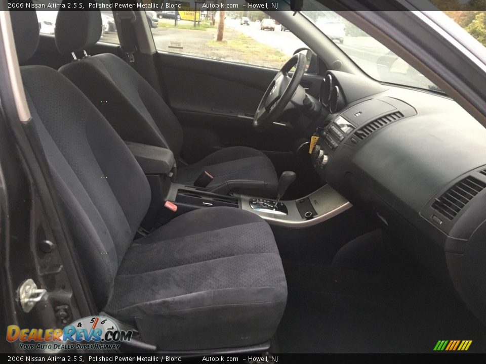 2006 Nissan Altima 2.5 S Polished Pewter Metallic / Blond Photo #12