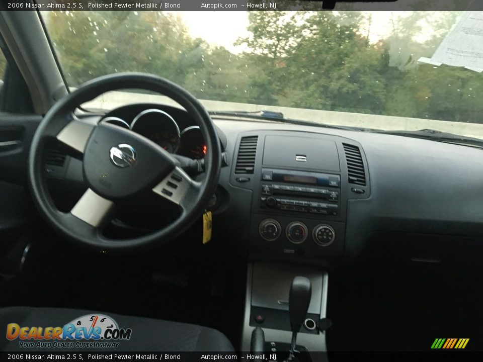 2006 Nissan Altima 2.5 S Polished Pewter Metallic / Blond Photo #13