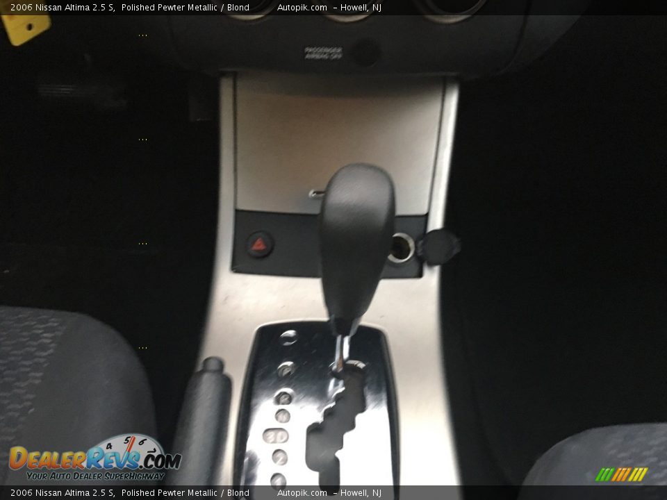 2006 Nissan Altima 2.5 S Polished Pewter Metallic / Blond Photo #14